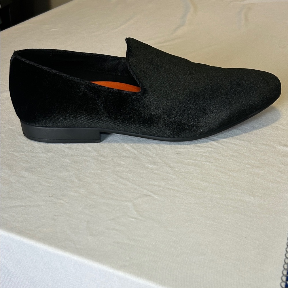 NEW Mix No6 Haigen Black Velvet Slip On Men's Loafers Size 11M